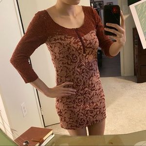 Free People Maroon Dress - Cute & Comfy